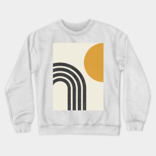 Mid century modern gold - Sun & Rainbow Crewneck Sweatshirt